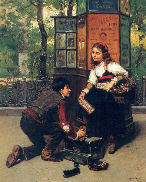 A Fair Exchange by Henry Mosler